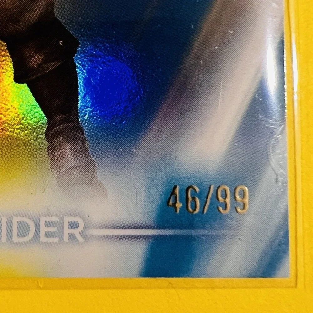 2026 Topps Disney Neon Flynn Rider /99 Blue Parallel Serial Numbered Card ✨‎